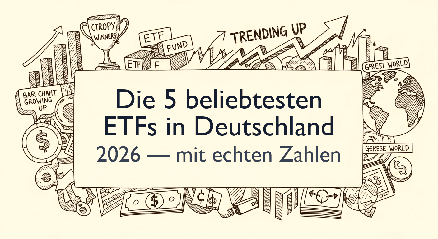Die 5 beliebtesten ETFs in Deutschland 2026 — mit echten Zahlen