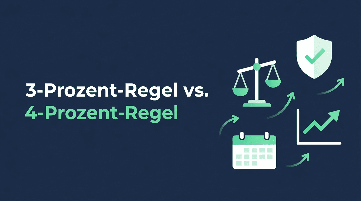 3-Prozent-Regel vs. 4-Prozent-Regel: welche Entnahme ist realistischer?