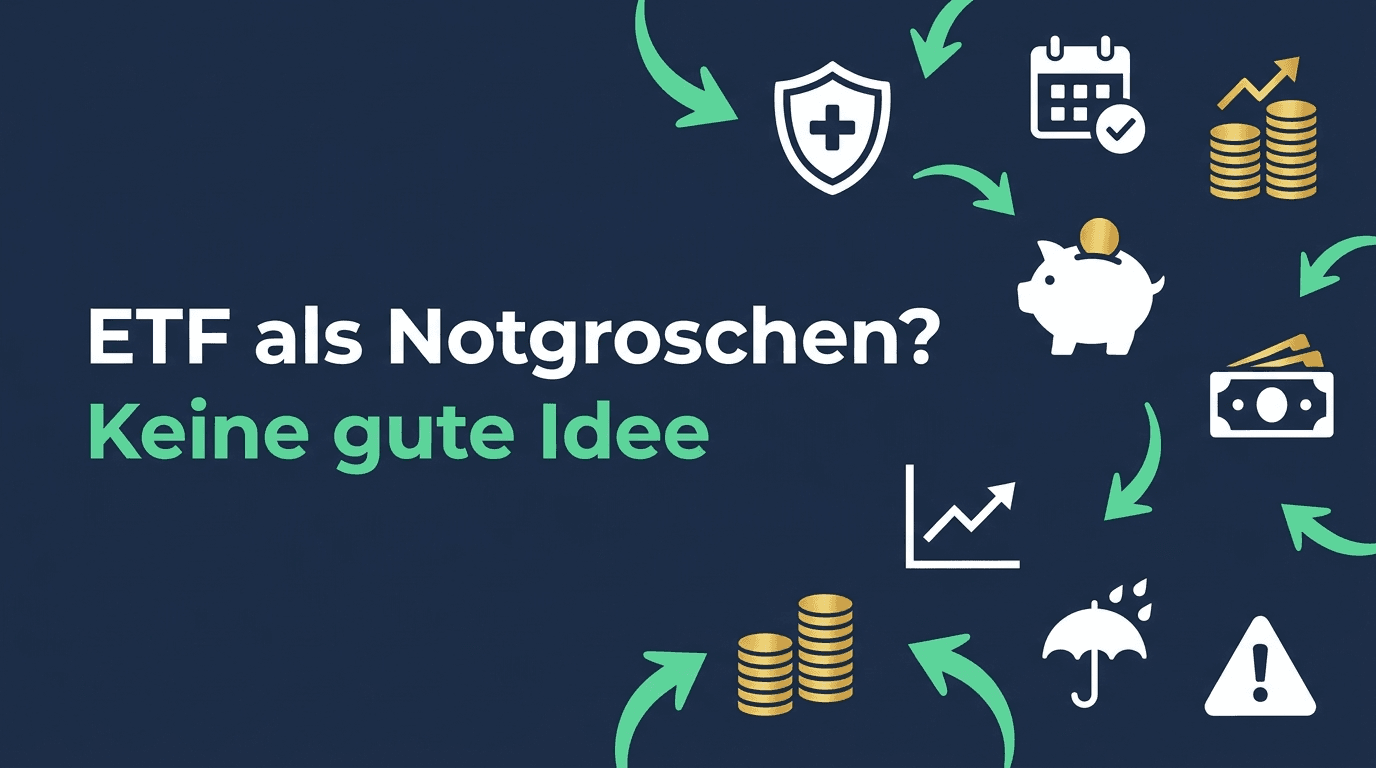 ETF als Notgroschen? Warum das (meistens) keine gute Idee ist