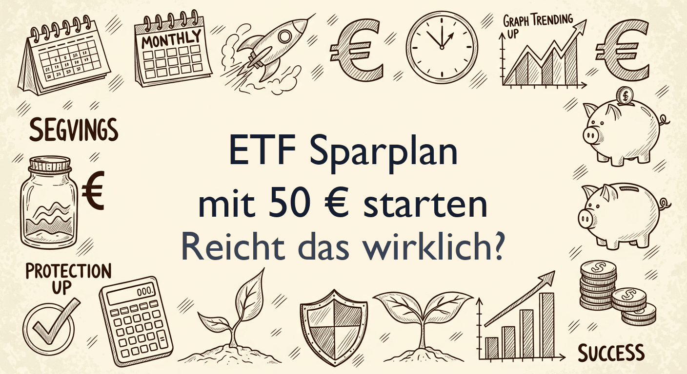 ETF Sparplan mit 50 € starten — reicht das wirklich?