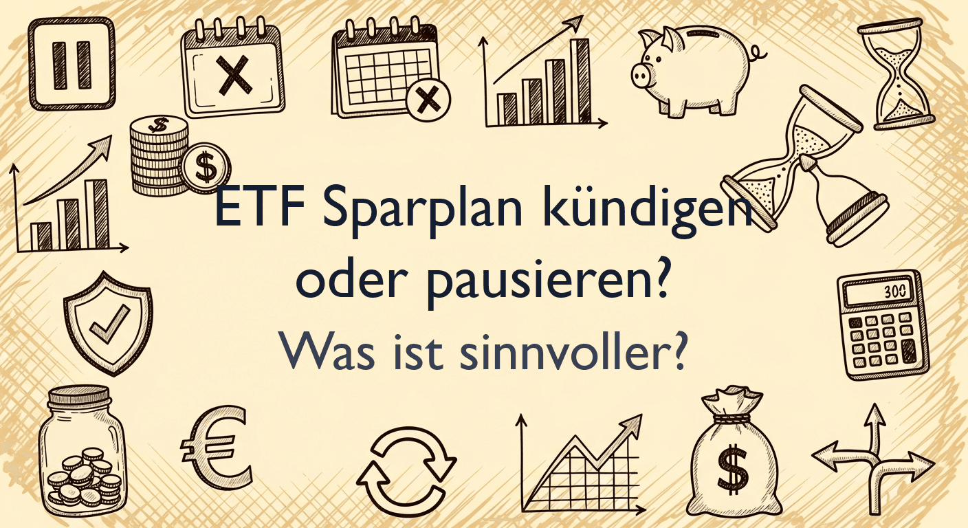 ETF Sparplan kündigen oder pausieren: Was ist sinnvoller?