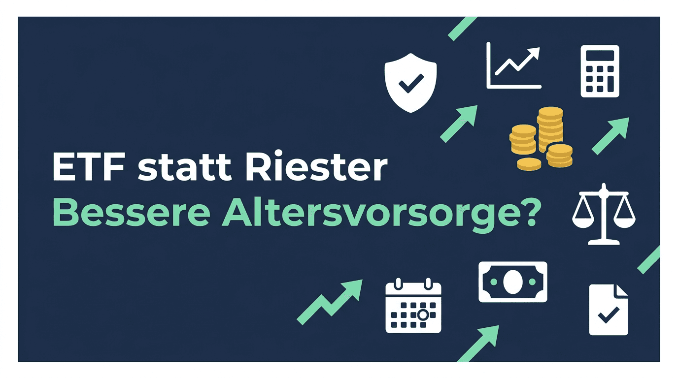 ETF statt Riester: warum der Sparplan die bessere Altersvorsorge ist