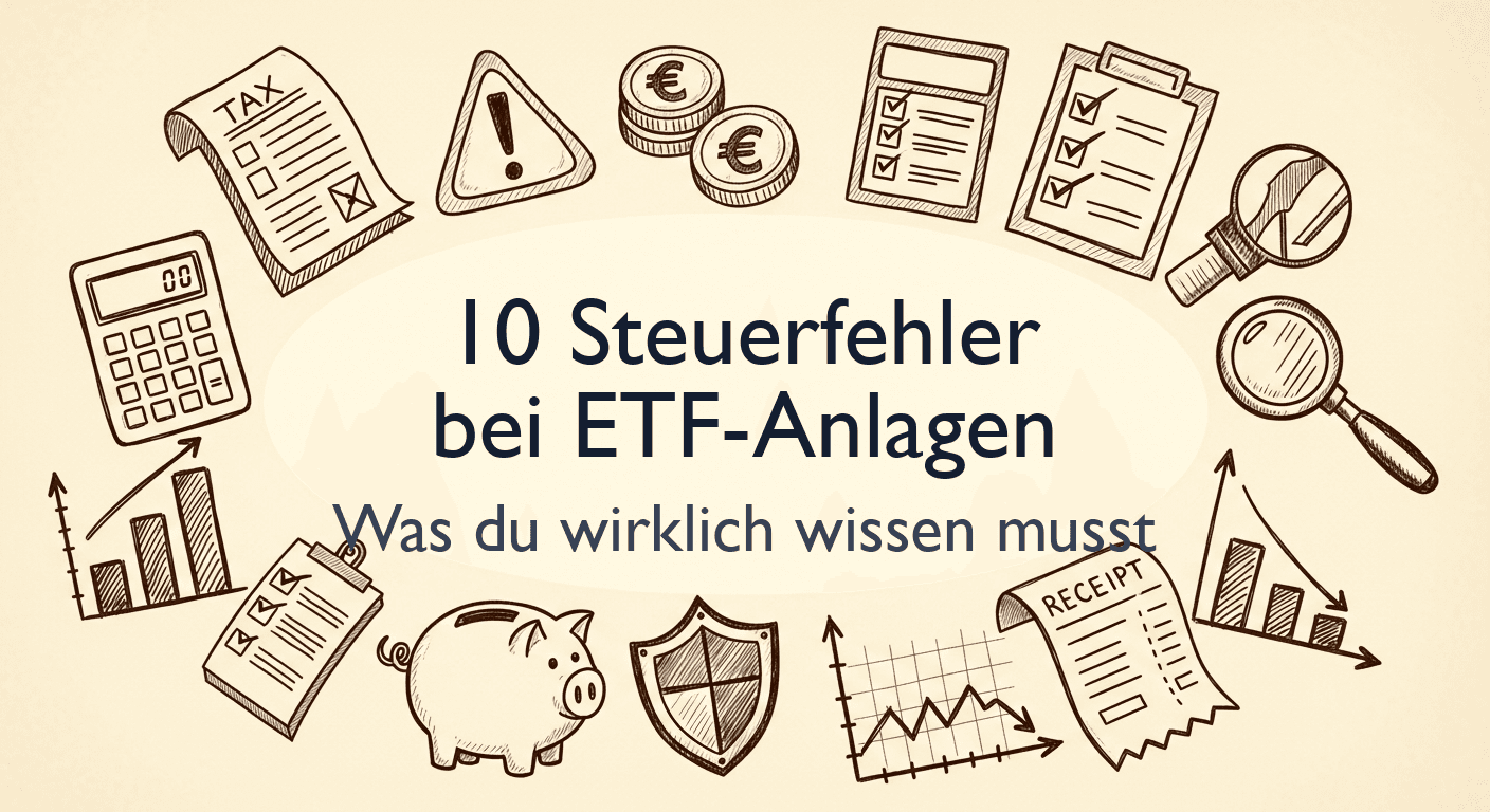 10 Steuerfehler die ETF-Anleger am häufigsten machen