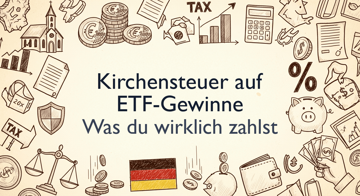 Kirchensteuer auf ETF-Gewinne: Wie viel du wirklich zahlst