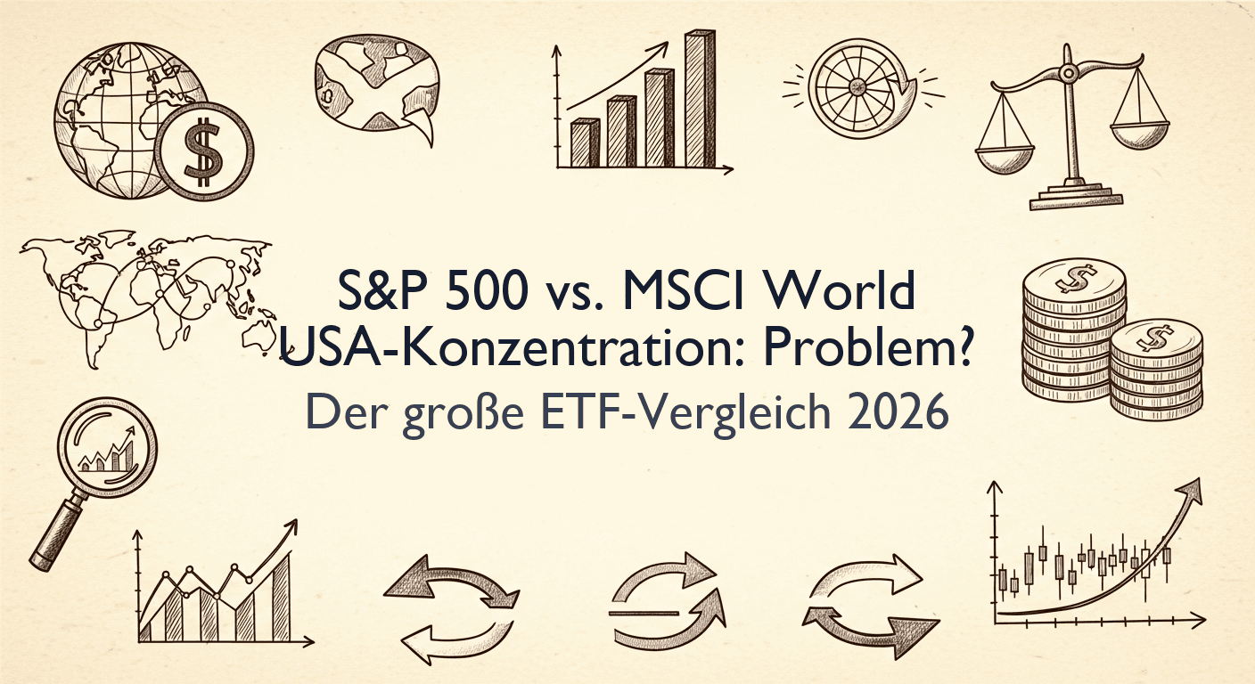 S&P 500 ETF vs. MSCI World: Ist die USA-Konzentration ein Problem?