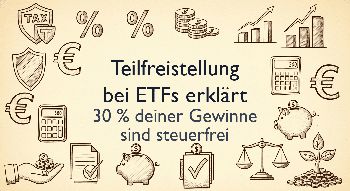 Teilfreistellung bei ETFs erklärt: Warum du 30 % weniger Steuern zahlst